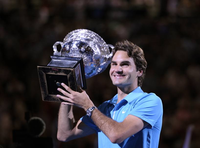 Australian Open 2010: Federer b. Murray (Gb) 6-3 6-4 7-6. (Ap)